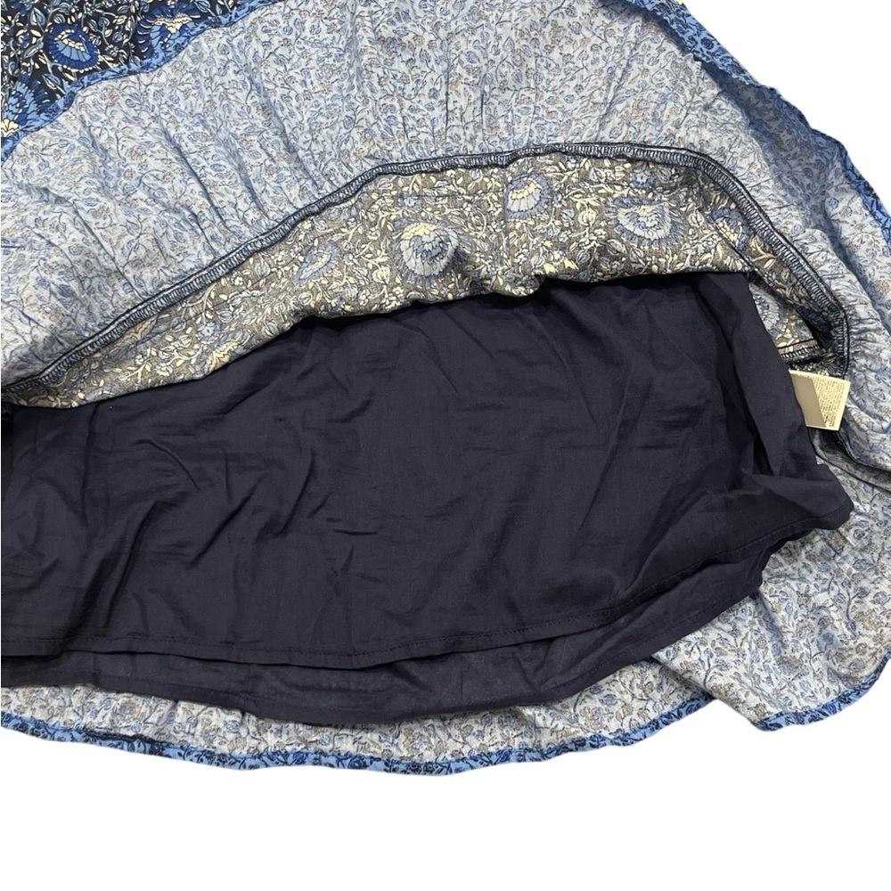 Old Navy Floral Puff-Sleeve Mini Swing Dress | Blue Blossoms | Size Large NWT - Picture 8 of 13